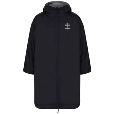 All Weather Robe Print Logo - Black