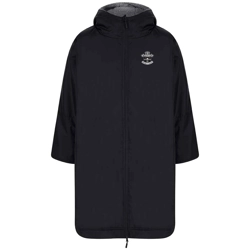 All Weather Robe Print Logo - Black