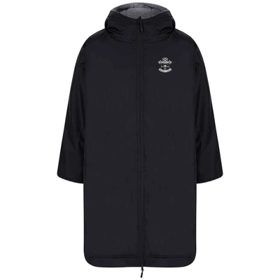 All Weather Robe Print Logo - Black