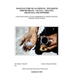 Manufacture of ALCLO Pellets, Granules and Powders by Chuck Piper