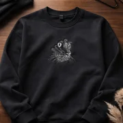 Cat silhouette sweatshirt