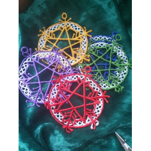 Yule pentacle set