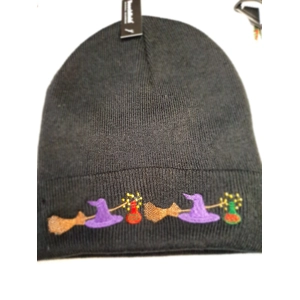 Witch hat & broomstick beanie