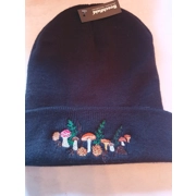 mushroom forest and pine cones