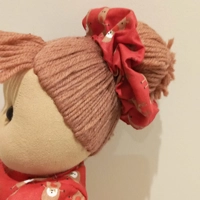 Christmas rag doll red dress