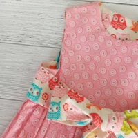 Pink owl dress