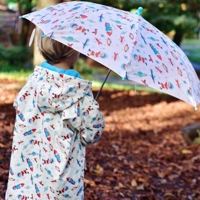 Rocket and Space raincoat