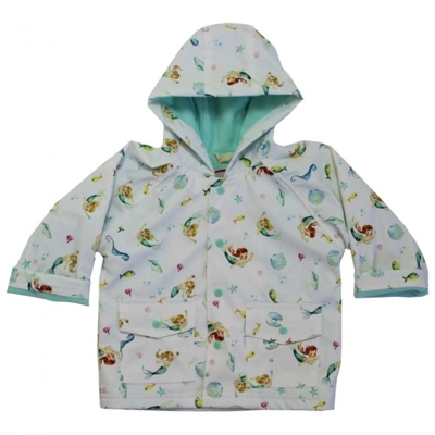 Mermaid print girl’s raincoat Mermaid print girl’s raincoat