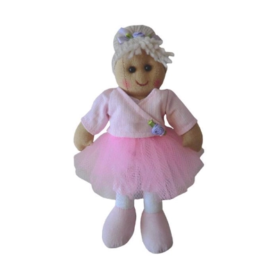 Mini ballerina rag doll