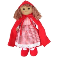 Red riding hood rag doll