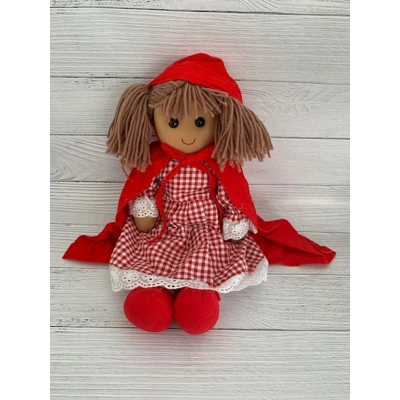 Red riding hood rag doll