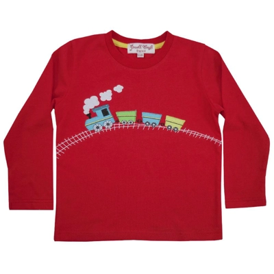 Train appliqué top
