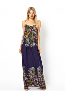 Border Maxi Dress