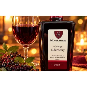 Monkhide Vintage Elderberry Port £32 500ml