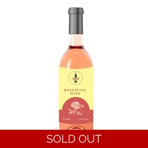 Monkhide Rose Petal wine 750ml £12.50 each