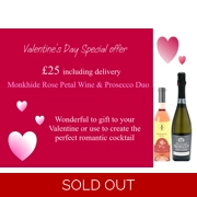 Monkhide Valentine Wine & Prosecco Duo £25