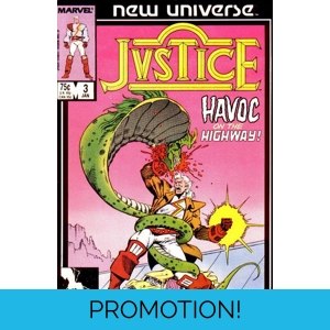 Justice (1986) - 3 (VF/NM)