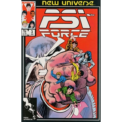 PSI-Force (1986) - 3 (VF/NM)