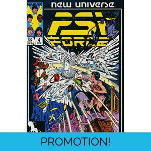 PSI-Force (1986) - 4 (VF/NM)