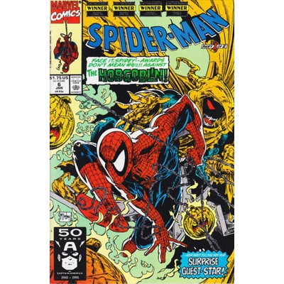 Spider-Man (1990) - 6 (Direct) (NM - Near Mint - 9.4)