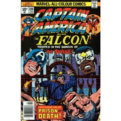 Captain America (1968) - 206 (British price variant)