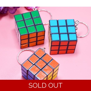 Rubik Cube Keychain