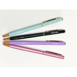 Laser Engraved Slim Metal Pen