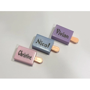 Magic Ice Cream Eraser with Large Customised Name
