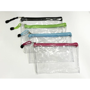 Transparent A5 Case with Zipper