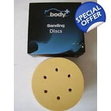 Mirka Body+ Gold Veclro Discs 6+1 Hole..