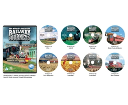 World's Greatest Railway Journeys - North & South America, Canada & Australasia - 8 DVD Collector's Collection