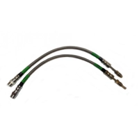 Long, braided brake hoses 240, 740, 940