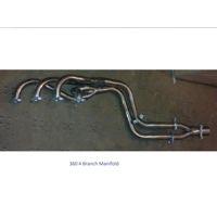16v 360 stainless 4 branch exhaust manifold