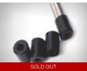 Stainless Braided Hose Rubber Endcap Cap x2