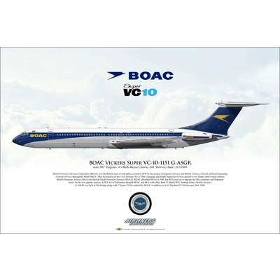 BOAC Vickers Super VC10-1151 G-ASGR BOAC Vickers Super VC10-1151 G-ASGR