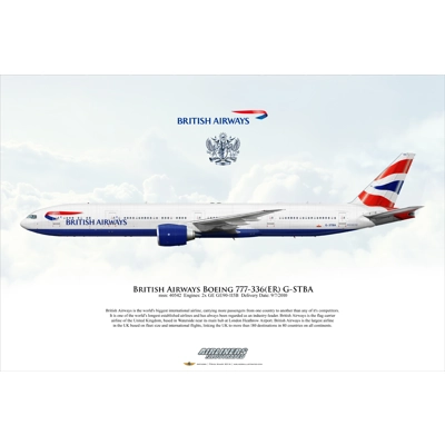 British Airways Boeing 777-336ER G-STBA British Airways Boeing 777-336ER G-STBA