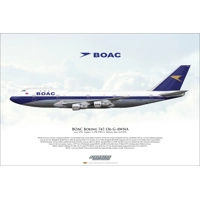 BOAC Boeing 747-136 G-AWNA