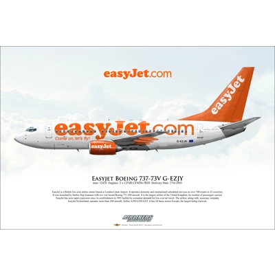 Easyjet Boeing 737-73V G-EZJY Easyjet Boeing 737-73V G-EZJY