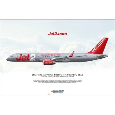 Jet2 Boeing 757-27B G-LSAB Jet2 Boeing 757-27B G-LSAB