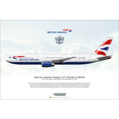 British Airways Boeing 767-336ER G-BNWD British Airways Boeing 767-336ER G-BNWD