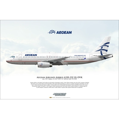 Aegean Airlines Airbus A320-232 SX-DVK