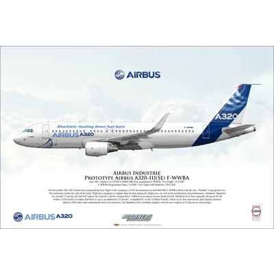 Airbus Industrie Airbus A320-111 F-WWBA Sharklets