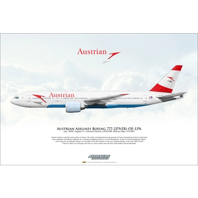 Austrian Airlines Boeing 777-2Z9ER OE-LPA Austrian Airlines Boeing 777-2Z9ER OE-LPA