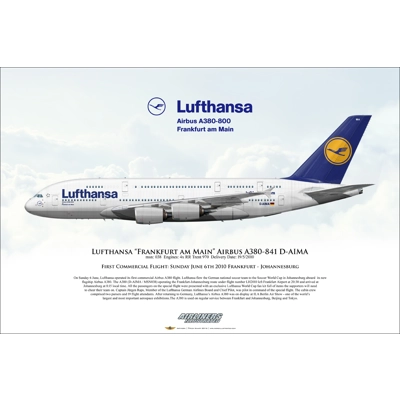 Lufthansa "Frankfurt am Main" Airbus A380-841 D-AIMA