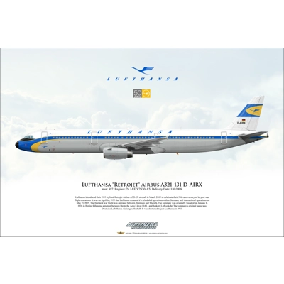Lufthansa Retrojet Airbus A321-131 D-AIRX