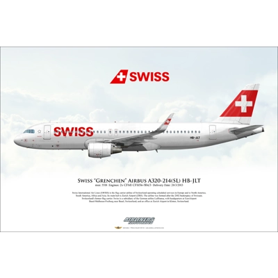 Swiss "Grenchen" Airbus A320-214SL HB-JLT