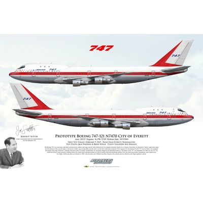 Prototype Boeing 747-121 N7470 City of Everett Prototype Boeing 747-121 N7470 City of Everett