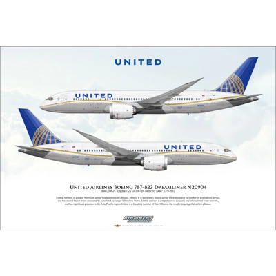 United Airlines Boeing 787-822 Dreamliner N20904