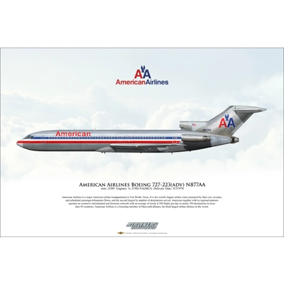 American Airlines Boeing 727-223ADV N877AA American Airlines Boeing 727-223ADV N877AA