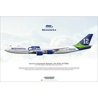 Seattle Seahawks Boeing 747-87UF N770BA